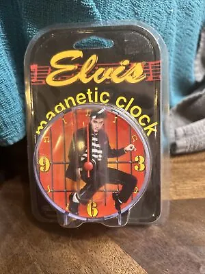 Elvis Presley Magnetic Clock Unopened Brand New Jailhouse Rock 2 • $16.95