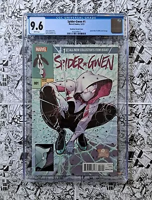 🔥spider-gwen 1 Cgc 9.6 Bradshaw Variant 2015 Mcfarlane Homage *never Pressed🔥 • $239