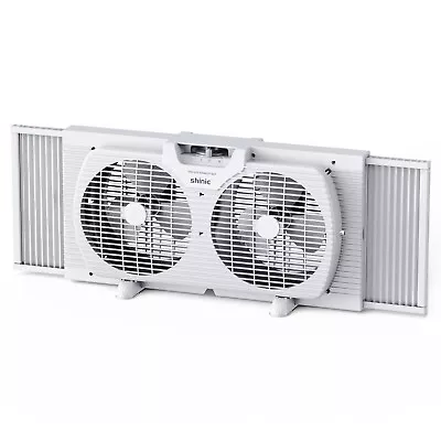9  3-Speed Twin Window Fan With Removable Bug ScreenFully Assembled • $24.69