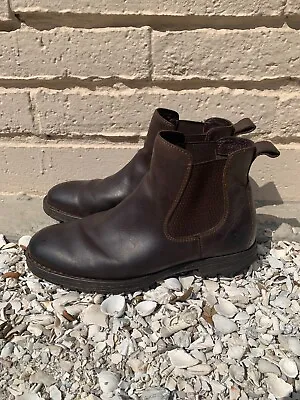 Born Boots Mens 10.5 M Pike Chelsea Brown Leather Pull On Boots • $60