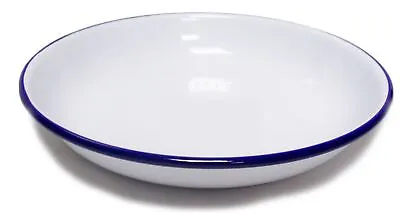 Falcon Enamel Rice Pasta Plate 24cm Traditional Camping Caravan Baking Serving • £7.19