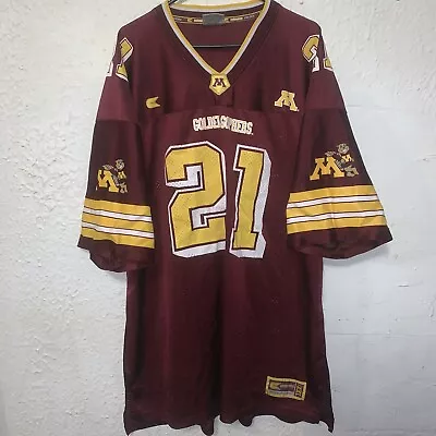 University Minnesota Golden Gophers #21 Colosseum NCAA Football Jersey XXL • $40