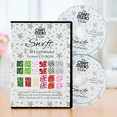 £9.99 • Buy My Craft Studio Charisma Swift Christmas Twin CD-ROM By Tattered Lace - Artwork