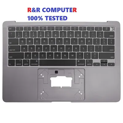 Apple MacBook Air 13  A2179 2020 Palmrest Touchpad Keyboard Space Gray C DENTED • $47.99