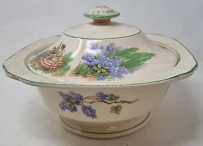 Hampton Ivory  Swinnertons England Lilac Time Tureen • £20