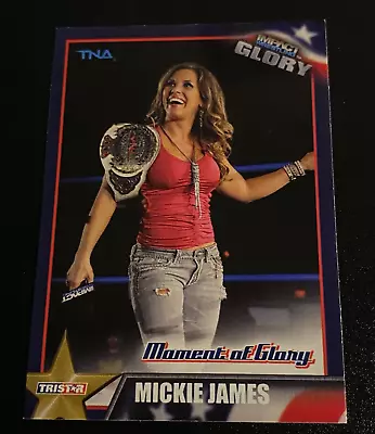 2013 Mickie James TNA Tristar Impact Insert Wrestling Card WWE Glory #7 • $3