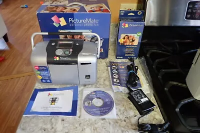 Epson PictureMate Personal Photo Lab Express Edition Plus Extras Used Once T5570 • $19.99