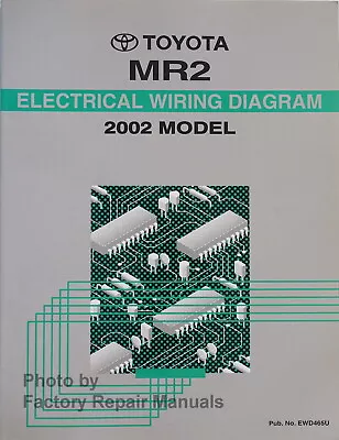 2002 Toyota MR2 Spyder Electrical Wiring Diagrams Original Factory Manual • $59.46