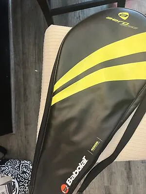 Babolat Aero Strike Racquet Bag Only Carry Case For Tennis Racquet Black Neon • $22.22