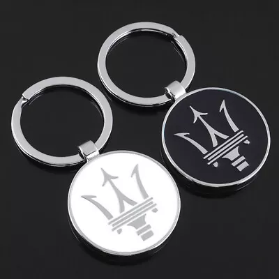 Maserati Logo Metal Car Keyring Keychain Metal Key Ring AUS • $12.95