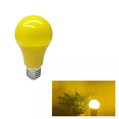 E27 Screw LED Bulb SMD 2835 5W Yellow Color Non-dimmable 220V Bulbs For Bedroom • £3.35