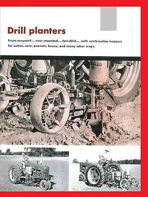 McCormick Drill Planters Brochure IH Farmall Mounted Fast Hitch Cub 100 200 300  • $15.50
