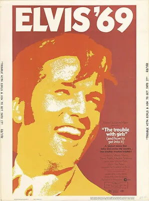 THE TROUBLE WITH GIRLS Original ROLLED 30x40 Movie Poster ELVIS PRESLEY • $319.99