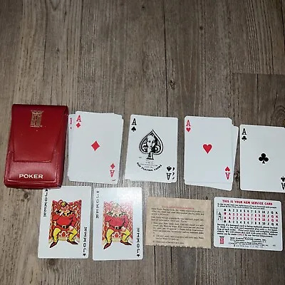 Vintage KEM Plastic Playing Cards With Case Copyright 1935 With Jokers New Poker • $39.95