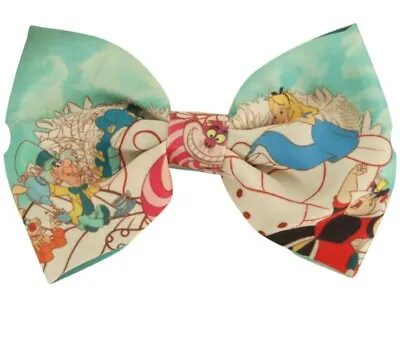 Alice In Wonderland: Mad Hatter Alice Cheshire Cat - Exclusive Disney Hair Bow • $10.95