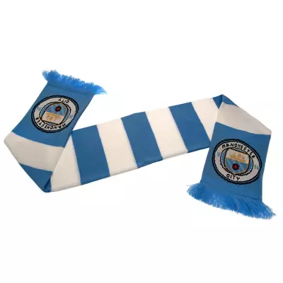 Manchester City FC Striped Bar Scarf • $26.88