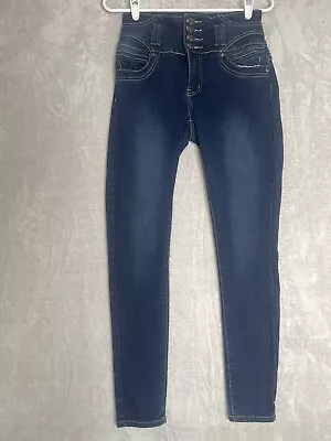 H&Y Fashion Women's Size 7/8 Juniors Women’s Blue Cotton Blend Denim Jeans • $12.79