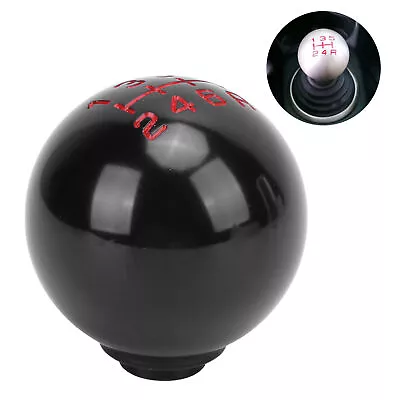 6 Speed Black Gear Shift Knob M10x1.5 Round For Civic Fit FD2 FN2 EP3 DC2 DC5 S2 • $13.13