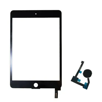 Touch Screen Digitizer Lens Glass + Home Button Replacement For IPad Mini 3 4 5  • $18.99