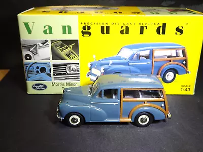 £1.04 • Buy Wow Very Rare Early 1/43 Corgi Vanguards Morris Minor Traveller Clipper Blue Nla