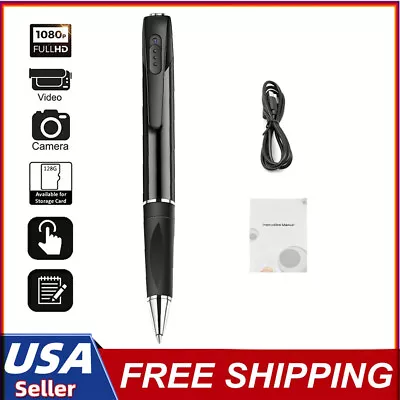 US 16-64GB Mini Camera Pen 1080P HD Portable Camera Photo Video Voice Recorder • $26.30