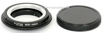 Leica LTM L39 Screw Fit To Panasonic LUMIX Fujifilm X-T2 Micro 4/3 Adaptor - NEW • £12.10
