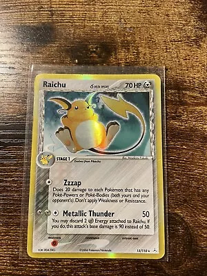 Pokémon TCG Raichu EX Holon Phantoms 15/110 Holo Holo Rare • $10