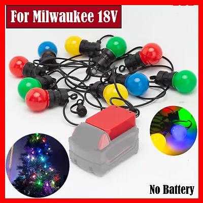 Outdoor String Lights RGB G50 Patio Lights For Milwaukee 18V Party Festival 20W • $41.97