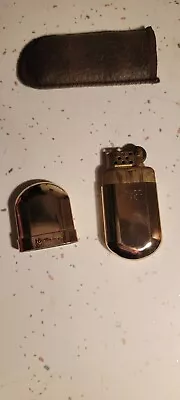 VINTAGE MARLBORO BRASS No.6 CIGARETTE LIGHTER WITH POUCH  • $29.99