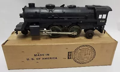 Lionel Locomotive Steam Engine 246 O-Gauge 2-4-2  Untested Very Good + To EX • $34.95