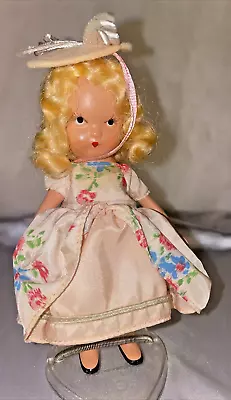 Vintage 1950's Nancy Ann Storybook Wee Dolls Little Bo Peep #153 Doll Porcelain • $22