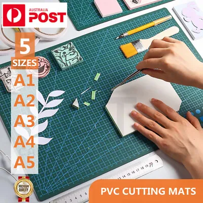 Cutting Mat Self Healing Doubleside Art Craft DIY Hobby Cutting Board PVC A1A2A3 • $6.22