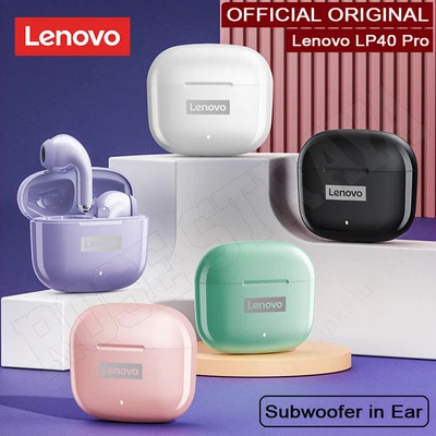 $21.95 • Buy TWS Earbuds Lenovo LP40/Pro Earphones Wireless Bluetooth Headphone Headset, Mic