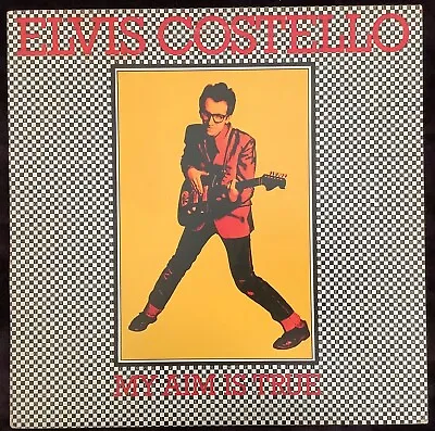 Elvis Costello My Aim Is True Lp Record Patti Smith Ramones Lou Reed Nyc Punk • $12