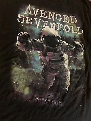 Avenged Sevenfold A7X The Stage Official Black Tultex T-Shirt Men's Medium • $9.25