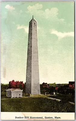 Boston Massachusetts Bunker Hill Monument DB Postcard • $7.76