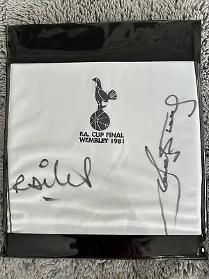 Signed Replica Tottenham 1981 FA Cup Shirt With Certificate Of Authenticity • £95