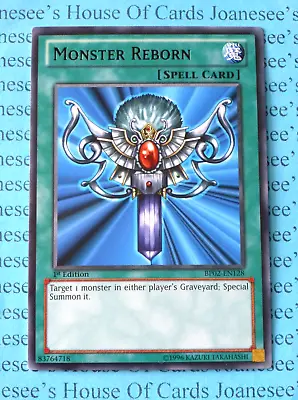 Monster Reborn BP02-EN128 Rare Yu-Gi-Oh Card 1st Edition New • £2.75