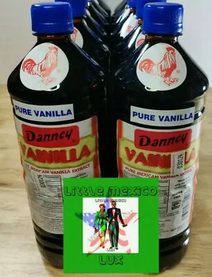 2 X Danncy Dark Pure Mexican Vanilla Extract From Mexico 🤩33.8 Oz Each 2 ⚡🚚 • $18