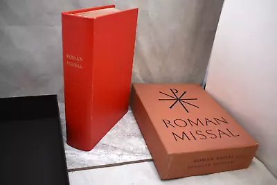 1964 Roman Missal Missale Romanum By Benziger Original Case (CU916) Chalice Co • $347