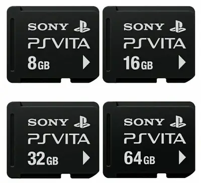 Sony Memory Card Official PS Vita Play Station 4GB 8GB 16G 32GB 64GB  From Japan • $10.88