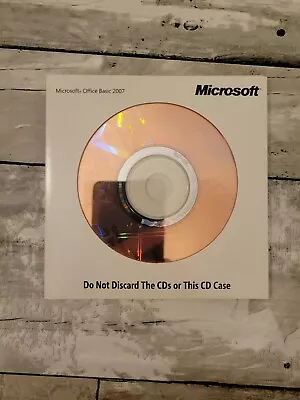 Microsoft Office 2007 Basic Edition • $24.95