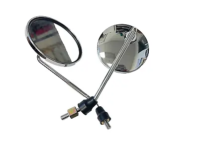 8mm Rear Mirror For 50cc 125cc 150cc Moped GY6 Motorcycle Scooter • $12