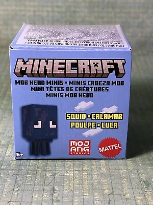 NEW Minecraft Mob Head Mini Figure - SQUID • $8.63