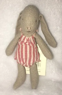 Retired Maileg Micro Baby Bunny Rabbit Pink Romper NWT • $79.99