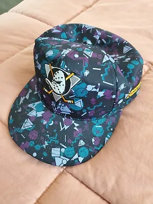 Anaheim Mighty Ducks NHL Bodhi Leaf Coffee 80s Print Snapback Cap Hat • $25