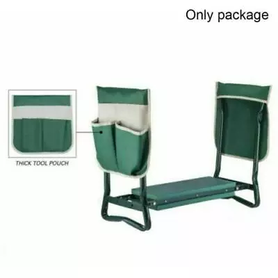 Folding Garden Kneeler Seat Bonus Tool Pouch Portable Stool Best Pad Bag New • £6.99