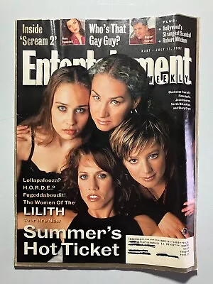 Entertainment Weekly #387 July 11 1997 Lilith Fair Joan Osborne Fiona Apple Vtg • $15.91