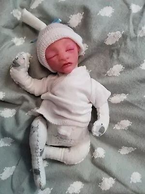 Silicone Doll Cuddle Baby Ooak Micro Preemie Boo Boo Baby • $40