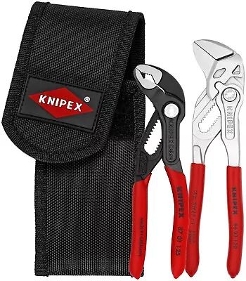 Knipex Cobra® Mini Pliers Set With Pouch 2 Piece 00 20 72 V01 • $109.11